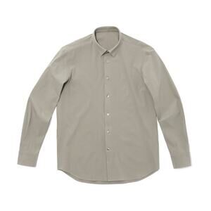 Outlier Freecotton Button Down Men’s Shirt Size Small Tan Made in Portugal